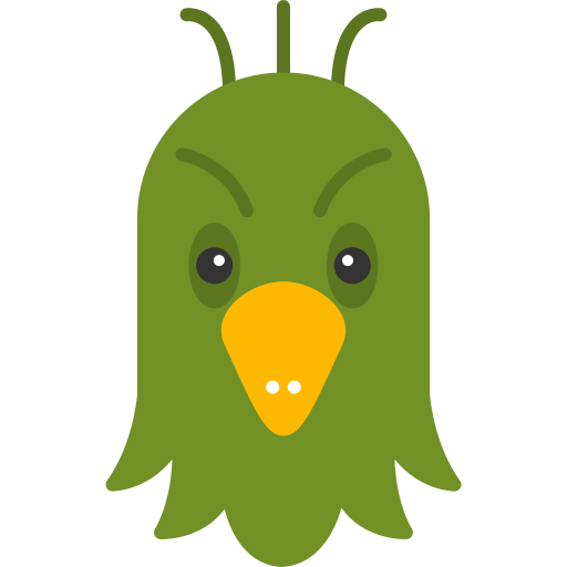 papuga Generic Flat ikona