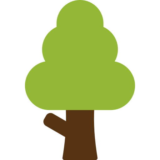 Árbol Generic Flat icono