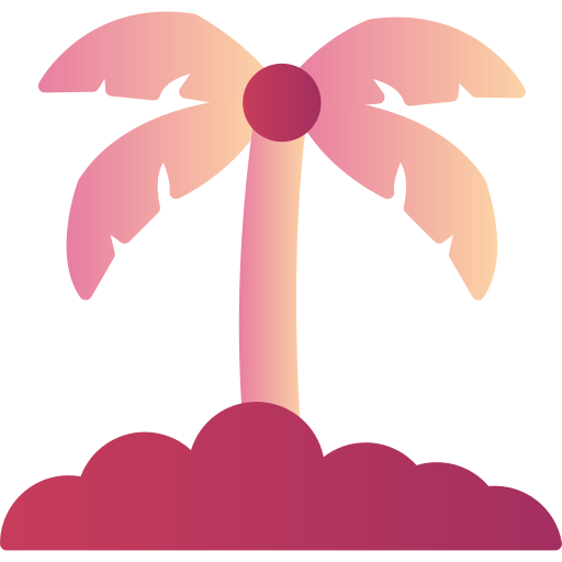 palmboom Generic Flat Gradient icoon