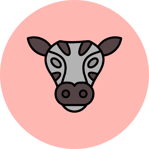 Zebra Generic Outline Color icon