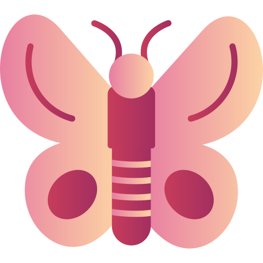 mariposa Generic Flat Gradient icono