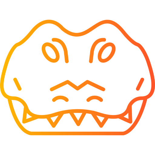 krokodyl Generic Gradient ikona