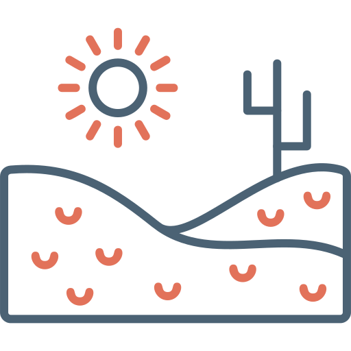 荒野 Generic Outline Color icon