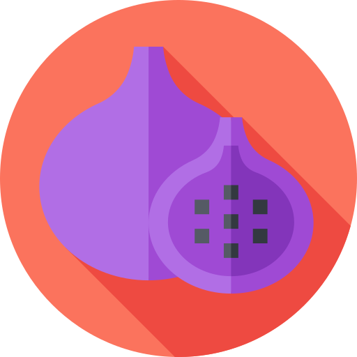 무화과 Flat Circular Flat icon