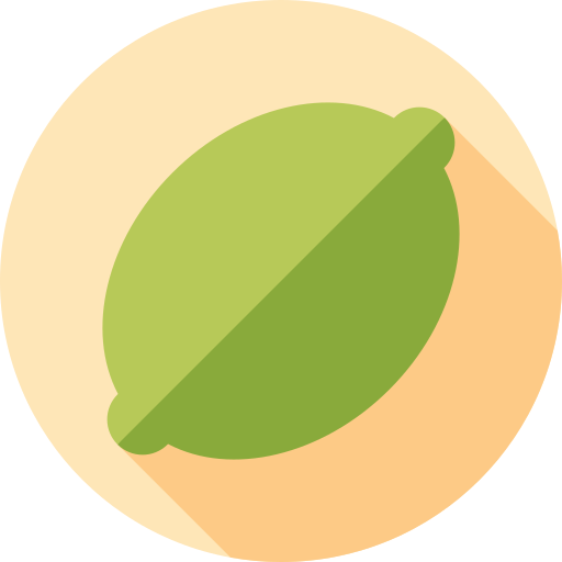 limonka Flat Circular Flat ikona