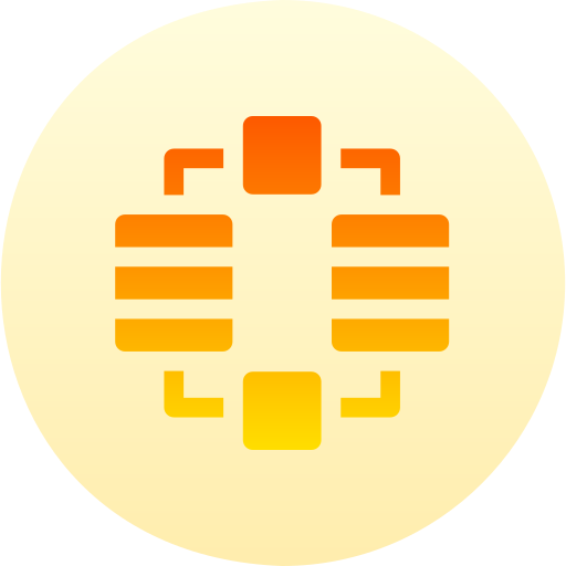 Сервер Basic Gradient Circular иконка