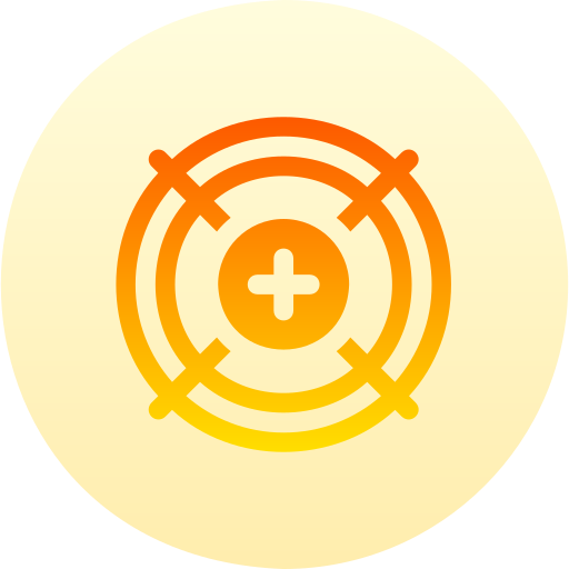 표적 Basic Gradient Circular icon