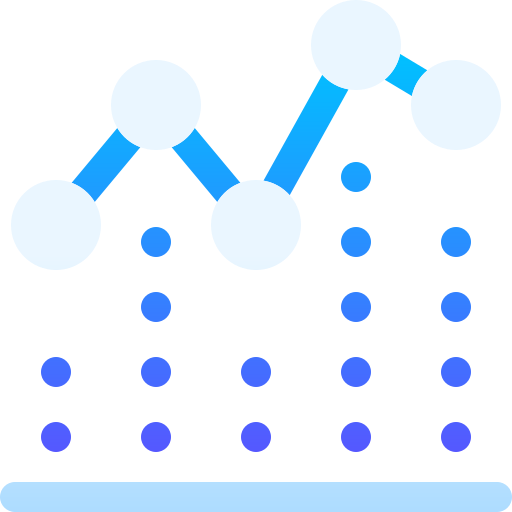 diagramme Basic Gradient Gradient Icône