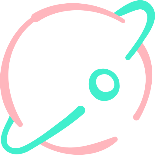 satélite Basic Hand Drawn Color icono