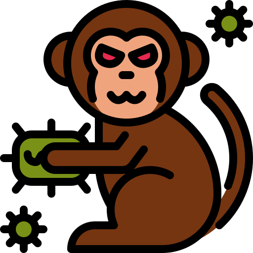 Monkeypox Generic Outline Color icon