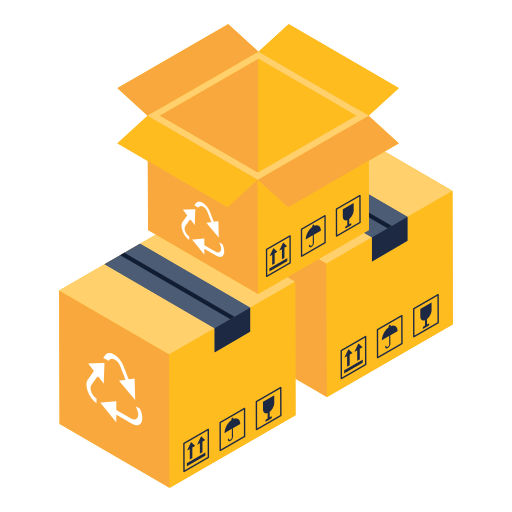 cartons Generic Isometric Icône