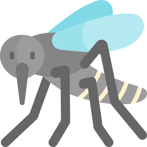 комар Kawaii Flat иконка