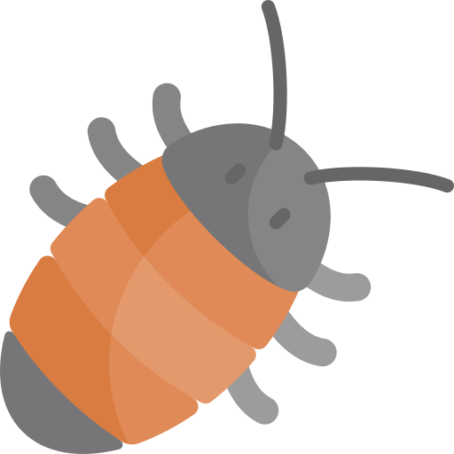 scarafaggio sibilante del madagascar Kawaii Flat icona