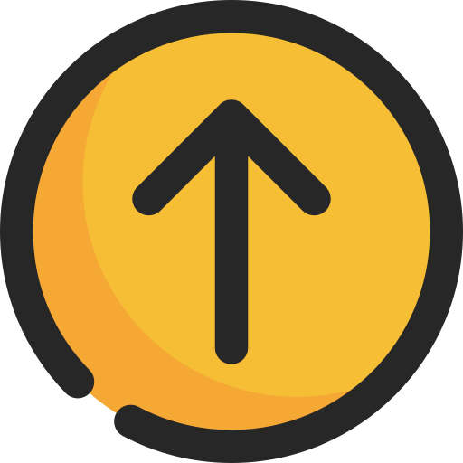 Up arrow Generic Outline Color icon
