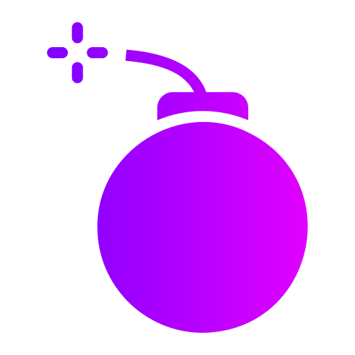 bomba Generic Flat Gradient icono