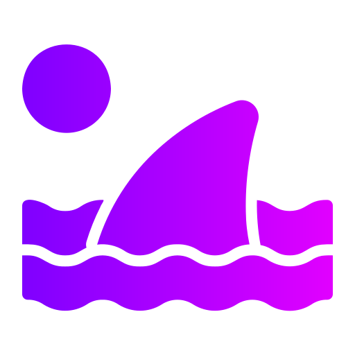 Акула Generic Flat Gradient иконка