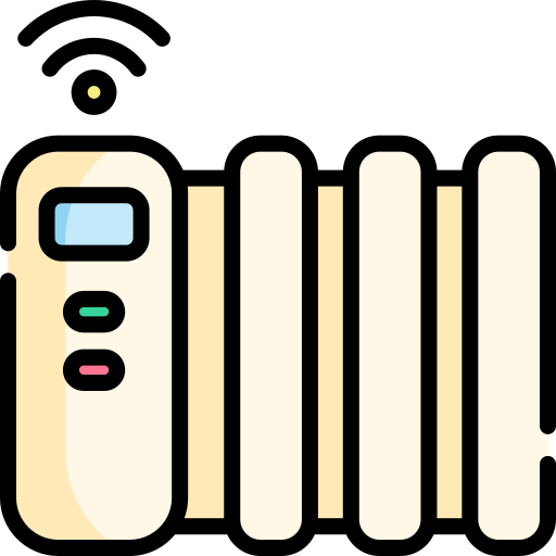 Heating Kawaii Lineal color icon