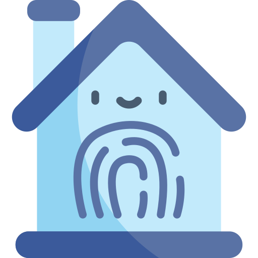 Home security Kawaii Flat icon