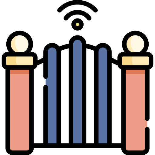 ゲート Kawaii Lineal color icon