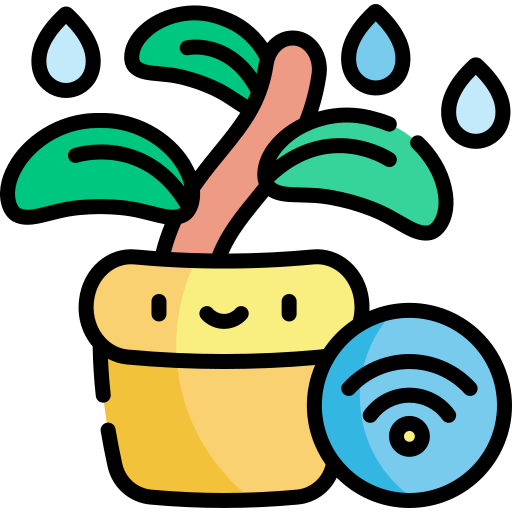 Watering Kawaii Lineal color icon