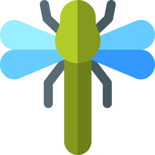 libélula Basic Rounded Flat icono