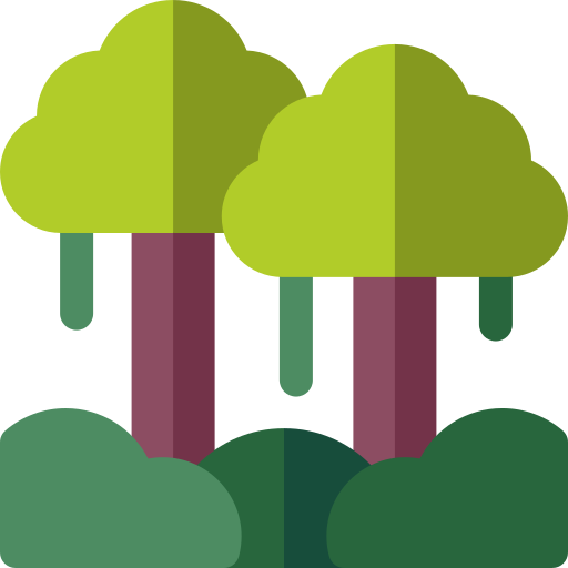 las deszczowy Basic Rounded Flat ikona