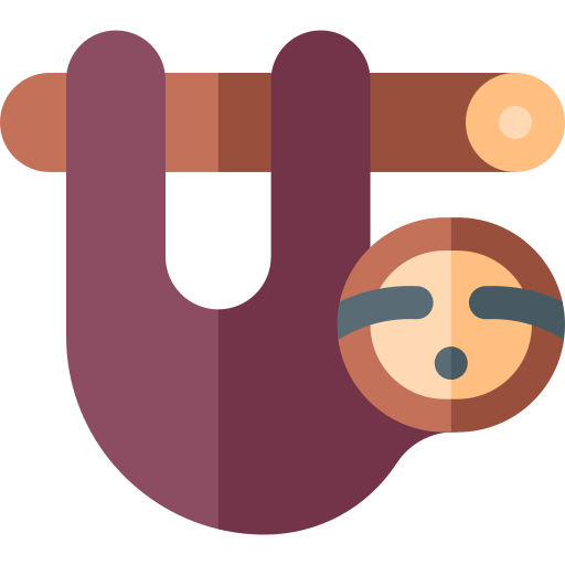 Sloth Basic Rounded Flat icon