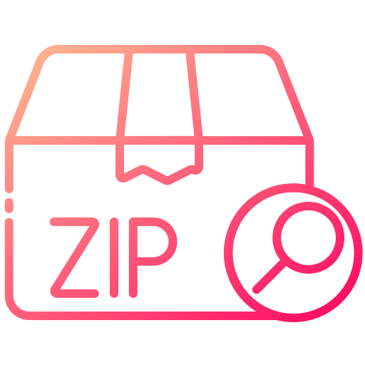 Zip code Generic Gradient icon