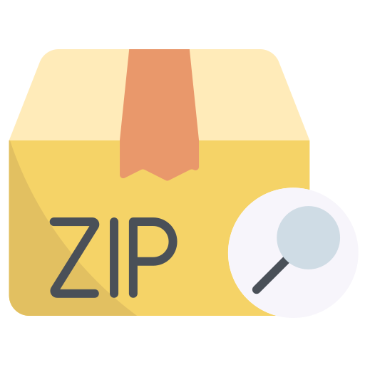 Zip code Generic Flat icon