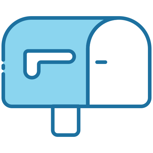 사서함 Generic Blue icon