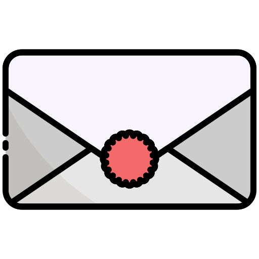 郵便 Generic Outline Color icon