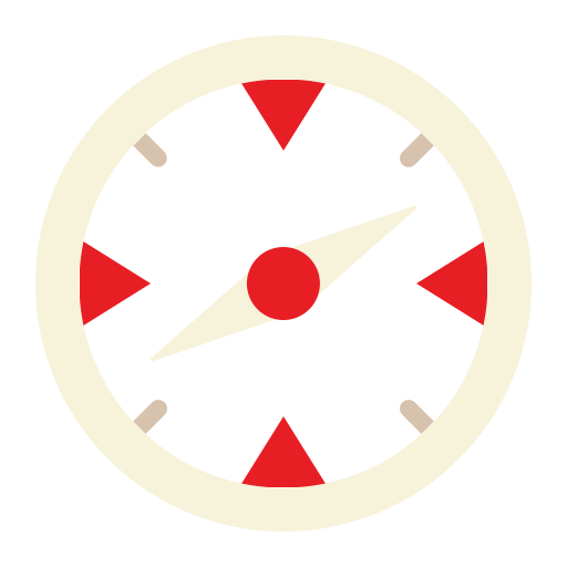 brújula Generic Flat icono