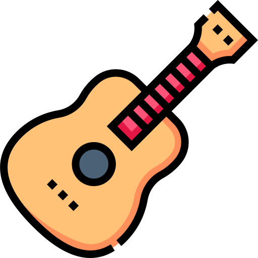 gitarre Detailed Straight Lineal color icon