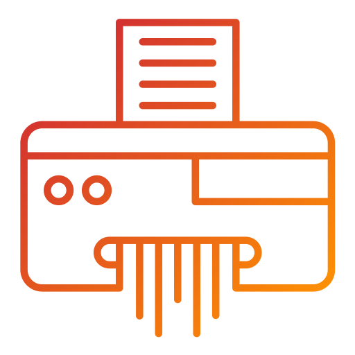 distruggidocumenti Generic Gradient icona