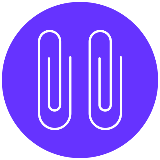 Paper clip Generic Flat icon