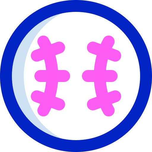 baseball Super Basic Orbit Color ikona