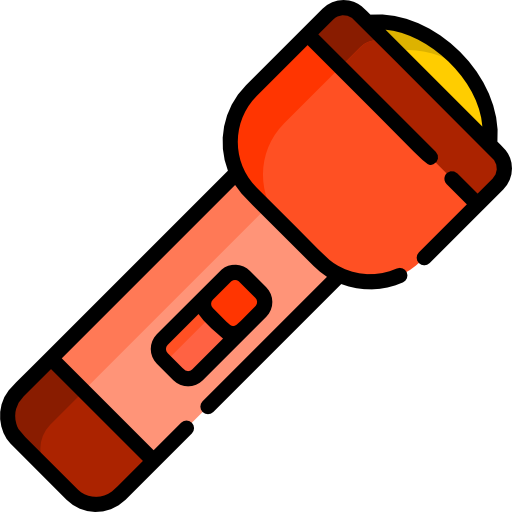 Flashlight Special Lineal color icon