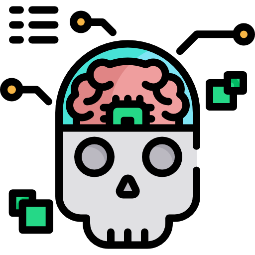 Skull Special Lineal color icon