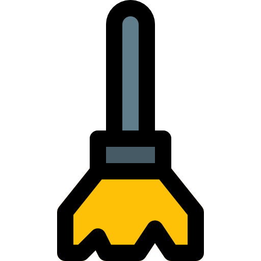 Broom Pixel Perfect Lineal Color icon