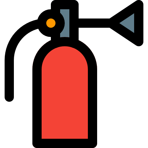 消火器 Pixel Perfect Lineal Color icon
