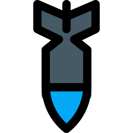 Missile Pixel Perfect Lineal Color icon