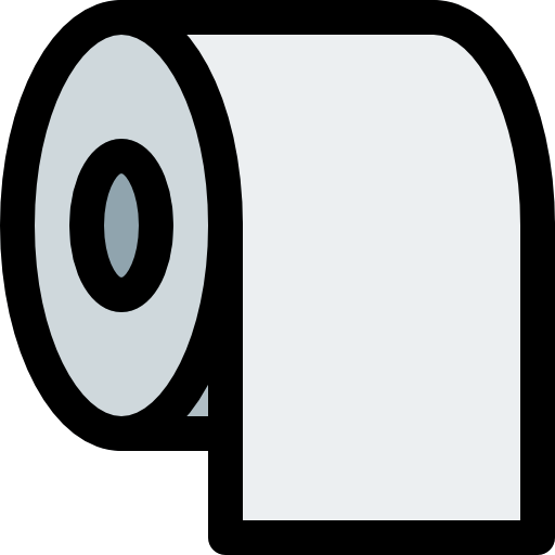 toilettenpapier Pixel Perfect Lineal Color icon