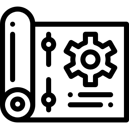 plan Detailed Rounded Lineal Icône