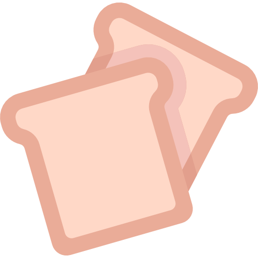 geroosterd brood Special Flat icoon