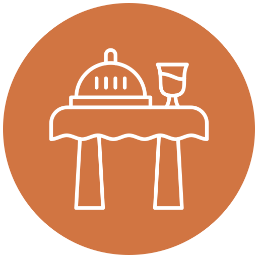 Dinner table Generic Flat icon