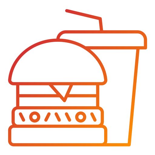 Fast food Generic Gradient icon