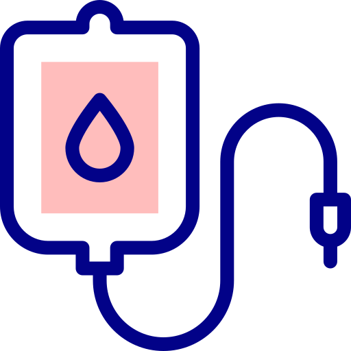 bluttransfusion Detailed Mixed Lineal color icon