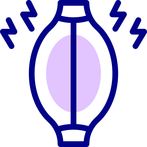 근육통 Detailed Mixed Lineal color icon