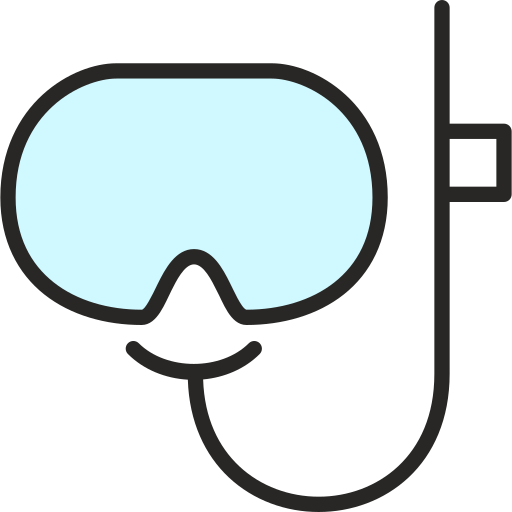 masque de plongée Generic Outline Color Icône