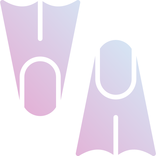 płetwy Generic Flat Gradient ikona